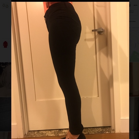 SEVEN JEANS BLACK LEGGINGS STRAIGHT PANTS - Picture 2 of 5